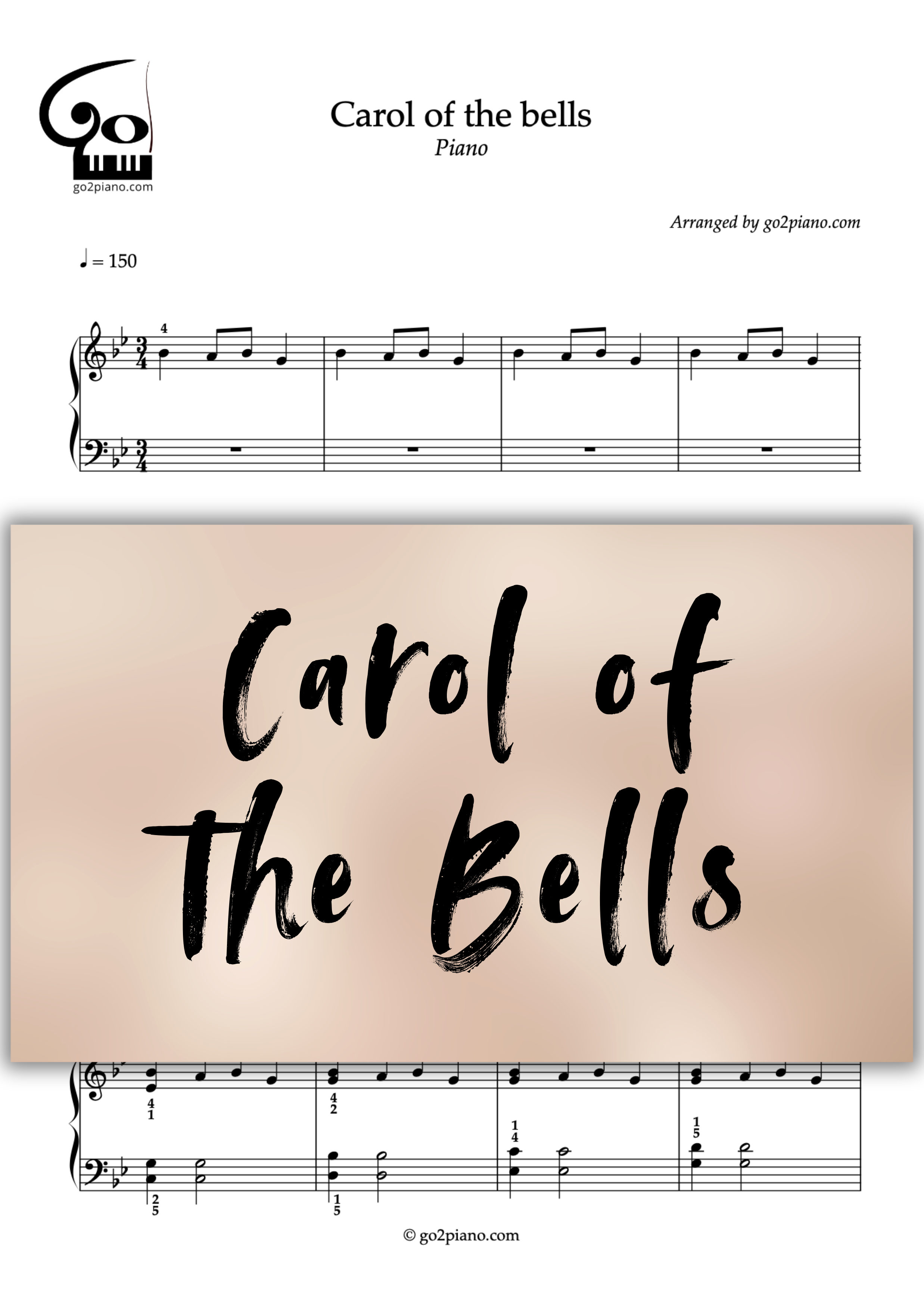 Carol of the Bells Go2Piano