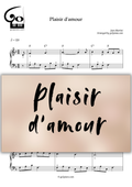 Plaisir d'amour Go2Piano