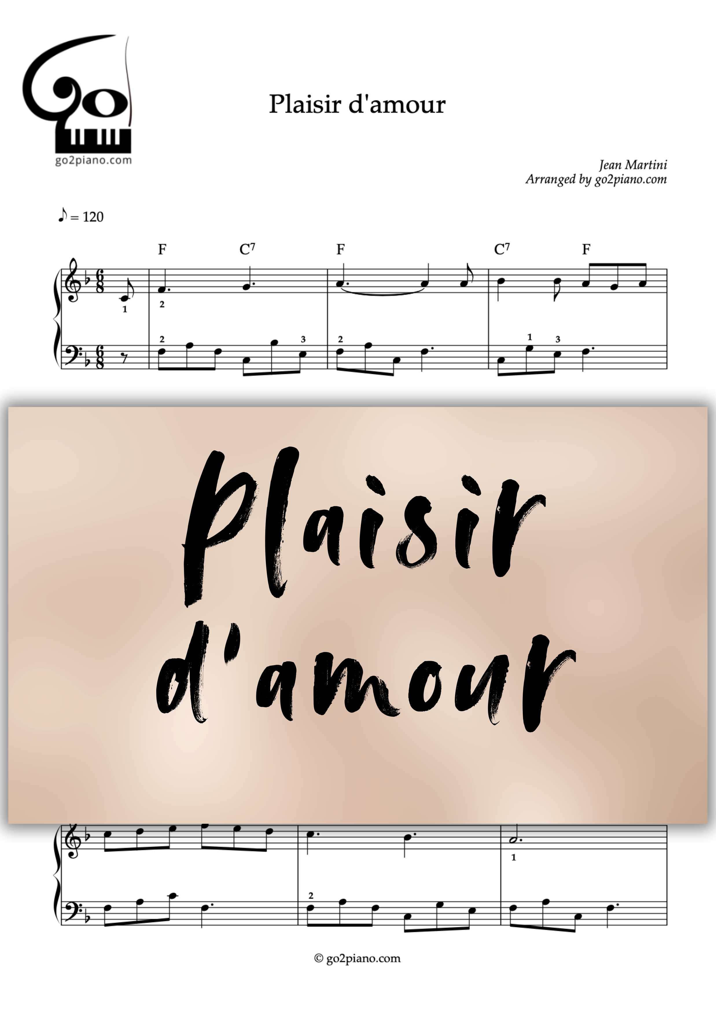 Plaisir d'amour Go2Piano