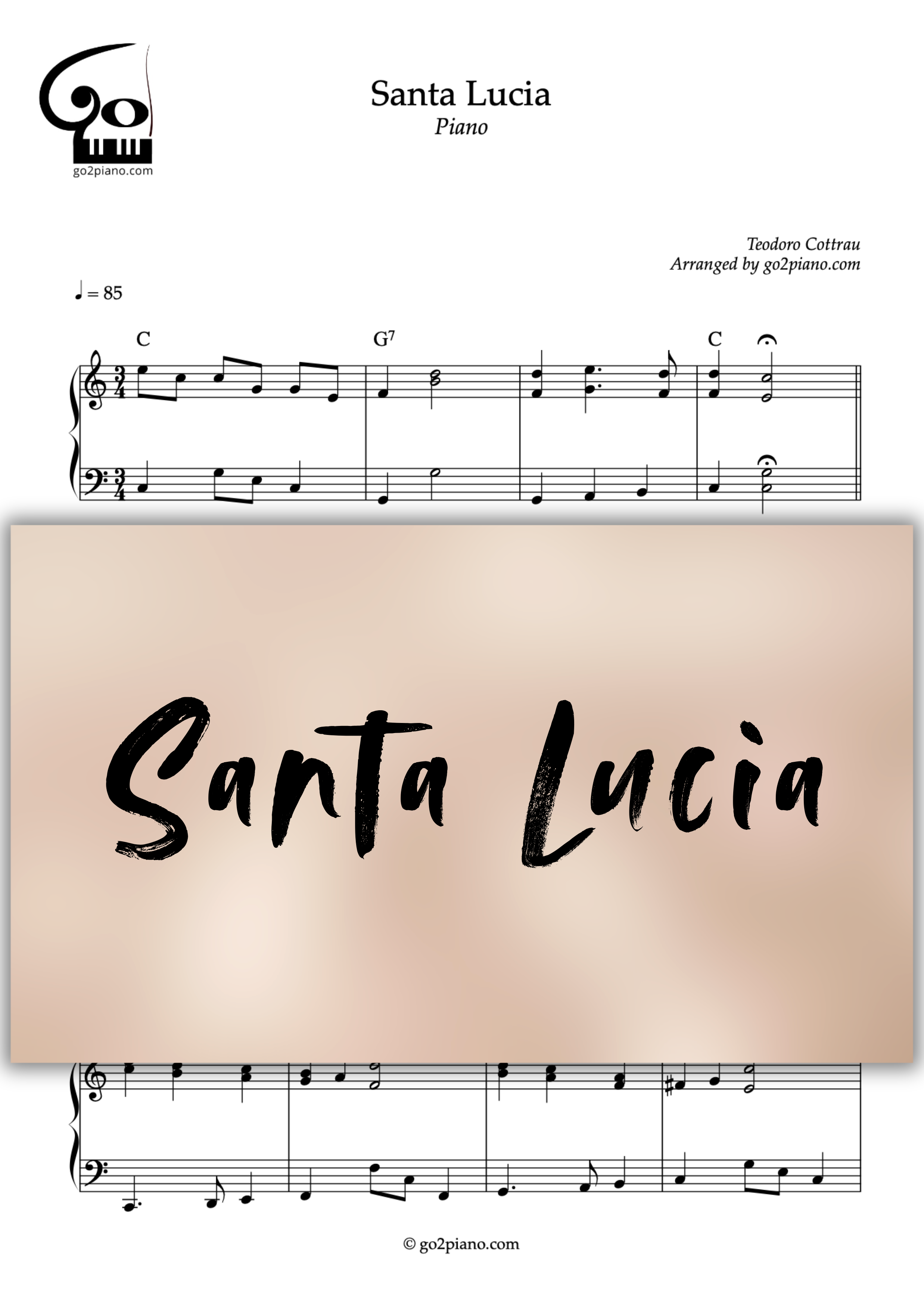 Santa Lucia Go2Piano