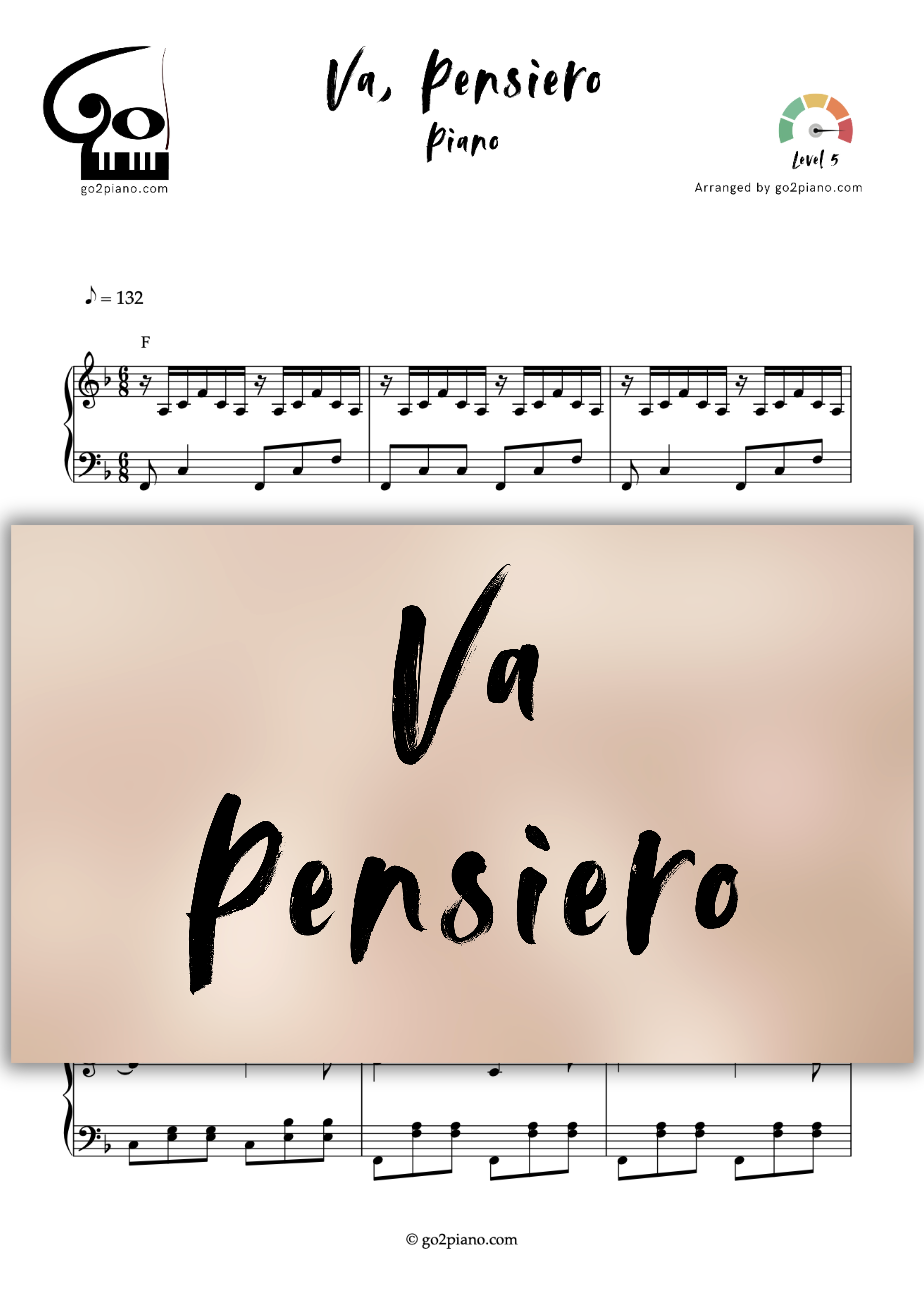 Le Chœur des Esclaves Go2Piano