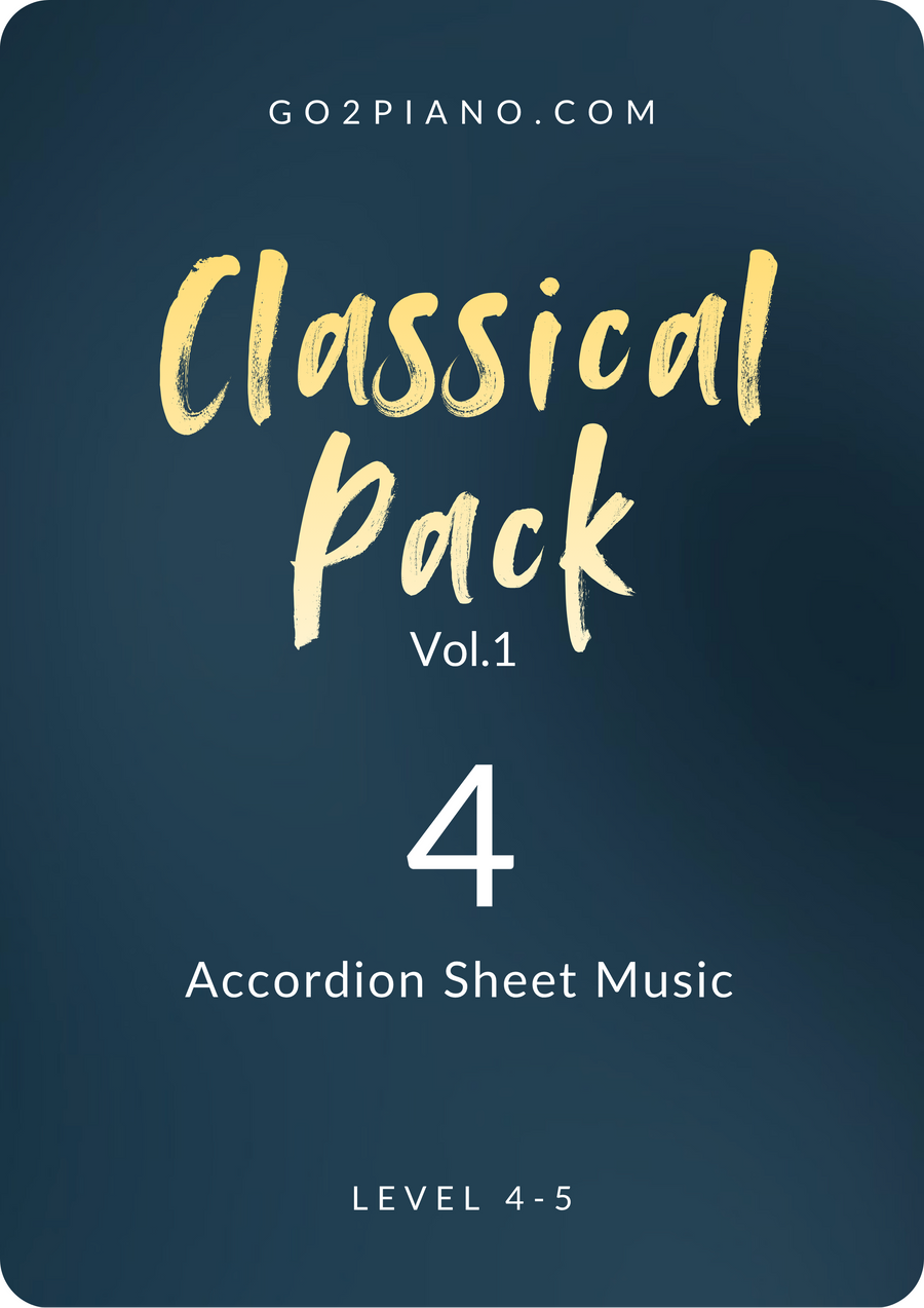 4 Classiques pour Accordéon - Pack Go2Piano