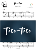 Tico-Tico - Accordéon - Niveau 5 Go2Piano