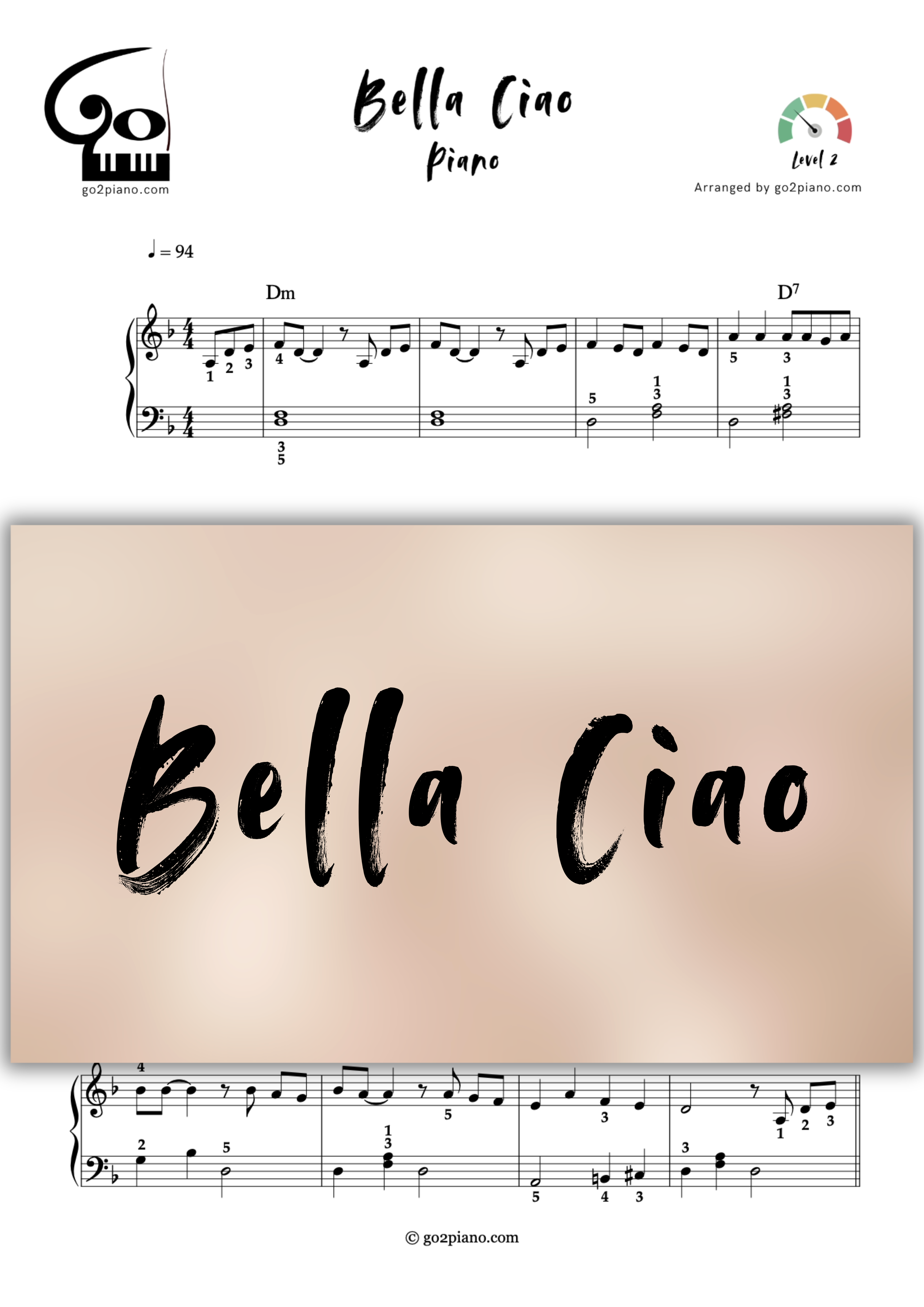 Bella Ciao Go2Piano