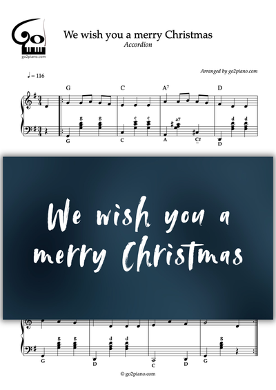 We Wish You a Merry Christmas