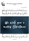 We Wish You a Merry Christmas Go2Piano