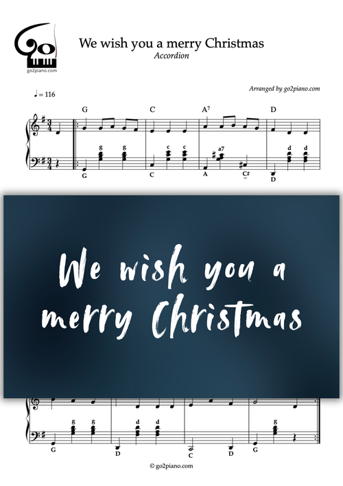 We Wish You a Merry Christmas