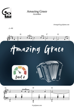 Amazing Grace - Accordéon - Niveau 2/5