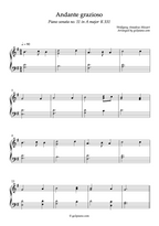 Andante Grazioso - Piano - Niveau 2/5