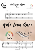 Auld Lang Syne - Klavier - Stufe 2