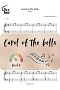 Carol of the Bells - Piano - Niveau 2/5