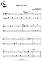Deck the Hall - Piano - Level 2/5