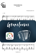 Greensleeves - Accordéon - Niveau 2/5
