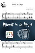 Menuet en sol majeur - Accordéon - Niveau 3/5
