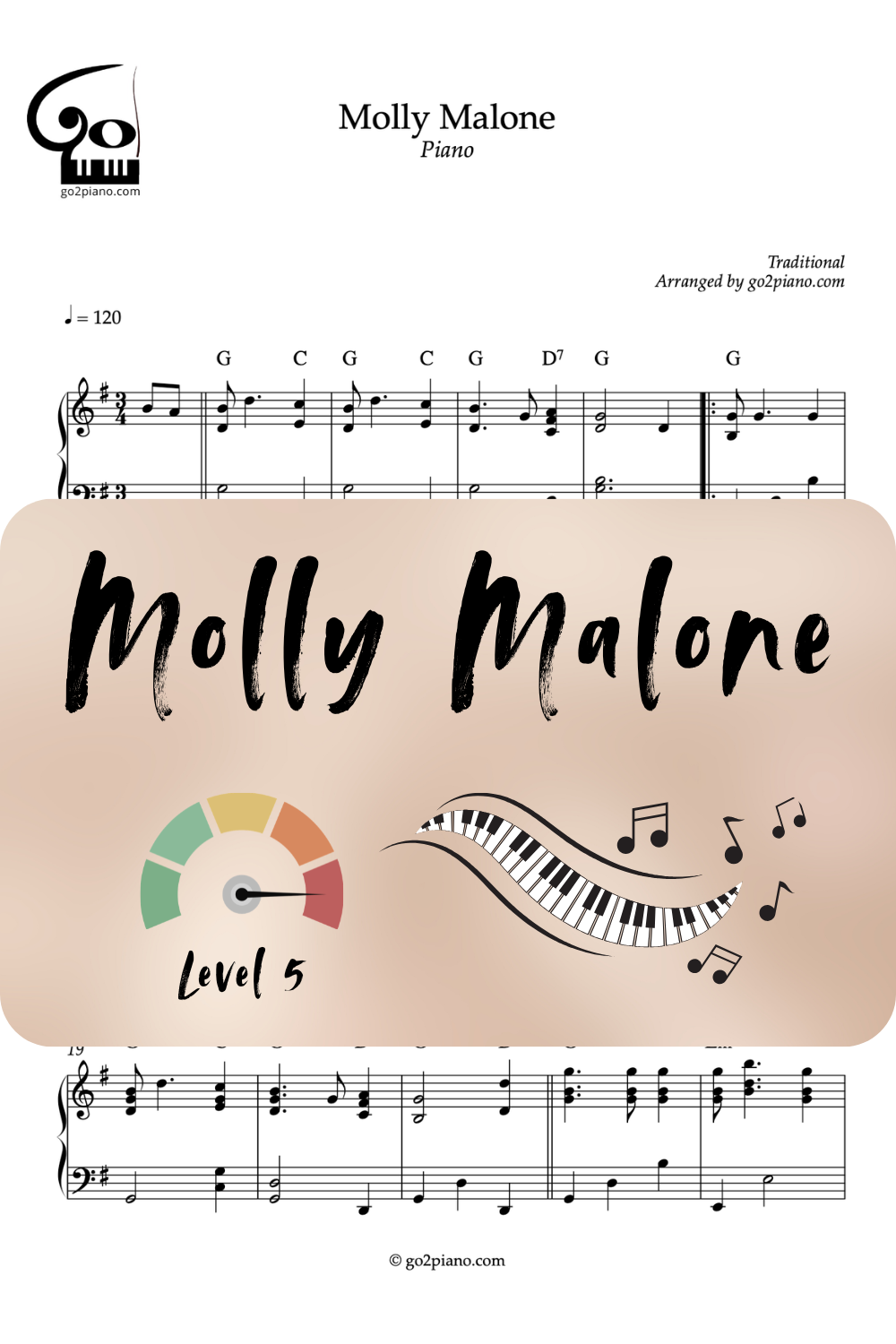 Molly Malone - Piano - Level 5/5