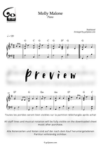 Molly Malone - Piano - Level 5/5