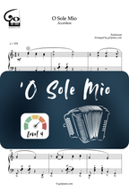 O Sole Mio - Accordion - Level 4/5