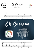 Oh Susanna – Akkordeon – Stufe 2