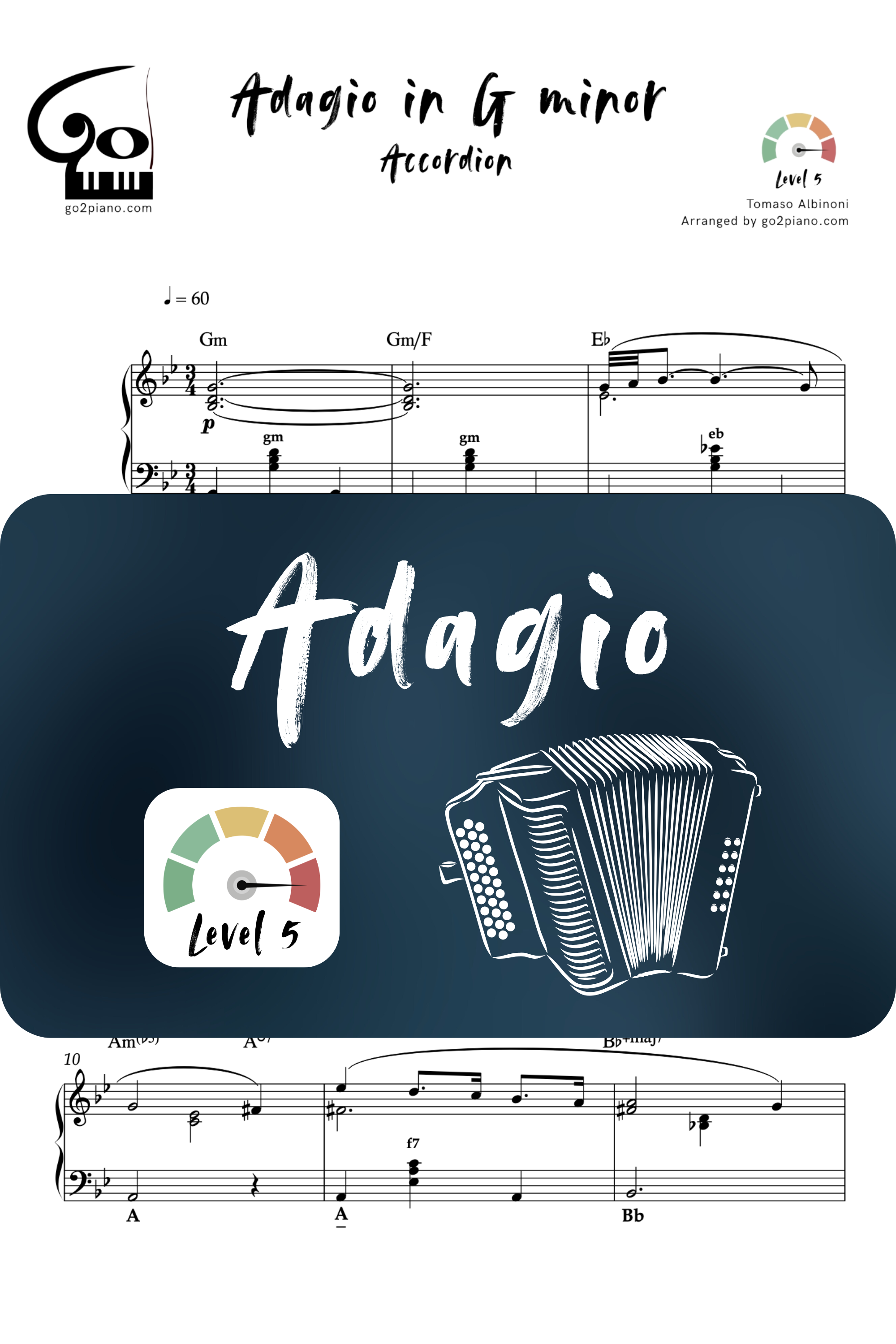 4 Classiques pour Accordéon - Pack Go2Piano