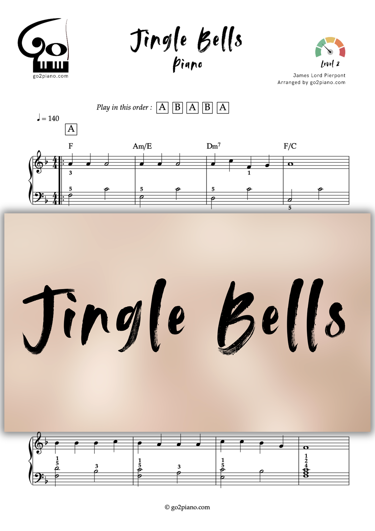 Jingle Bells Go2Piano
