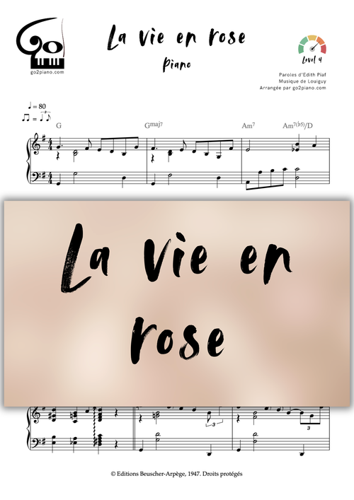 La vie en rose