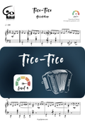 Tico Tico - Accordéon - Niveau 5 Go2Piano
