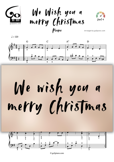 We Wish You a Merry Christmas