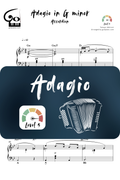 Adagio in G Minor - Accordéon - Niveau 5 Go2Piano