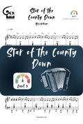 Star of the County Down - Accordéon - Niveau 3 Go2Piano