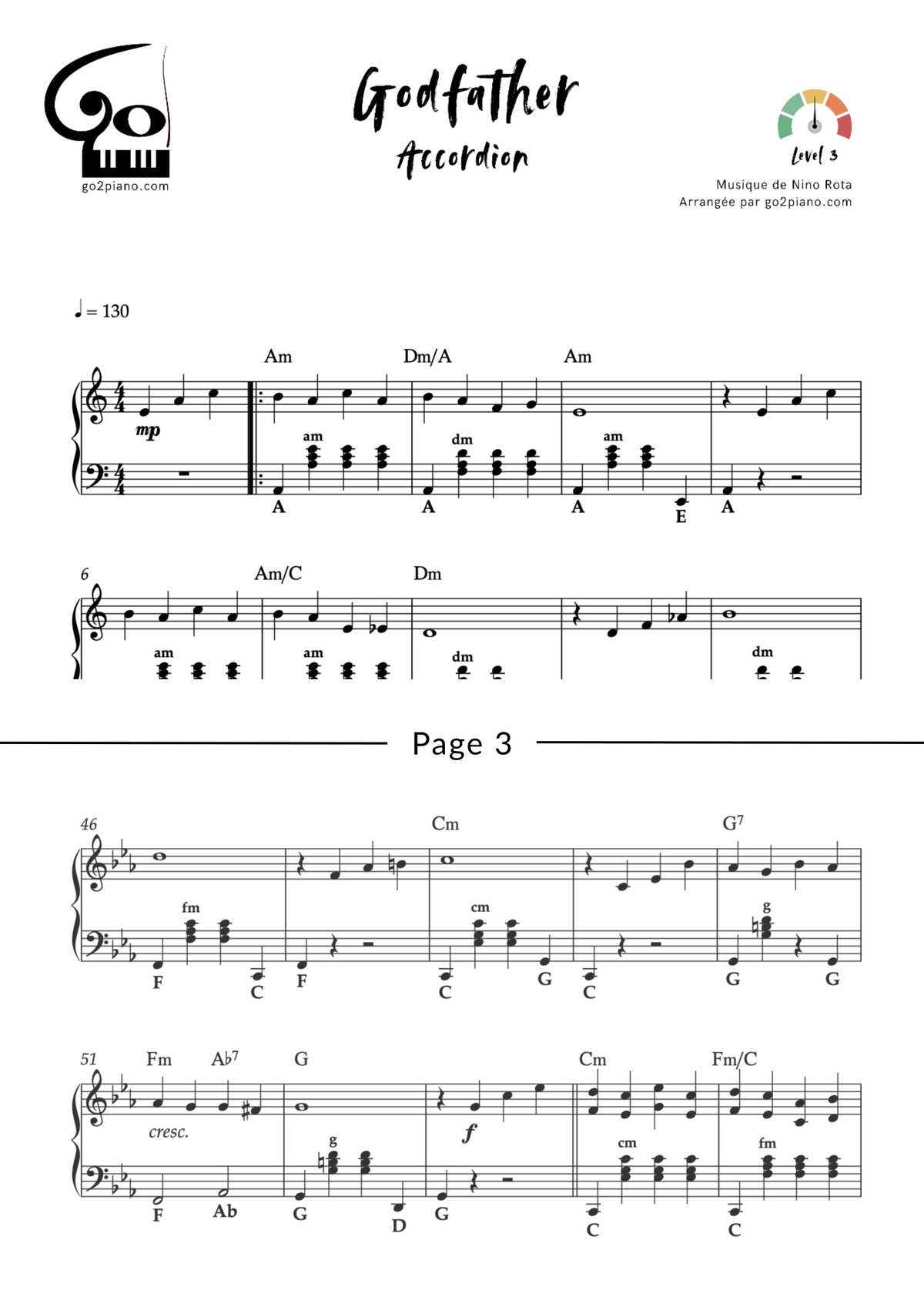 Le Parrain Go2Piano