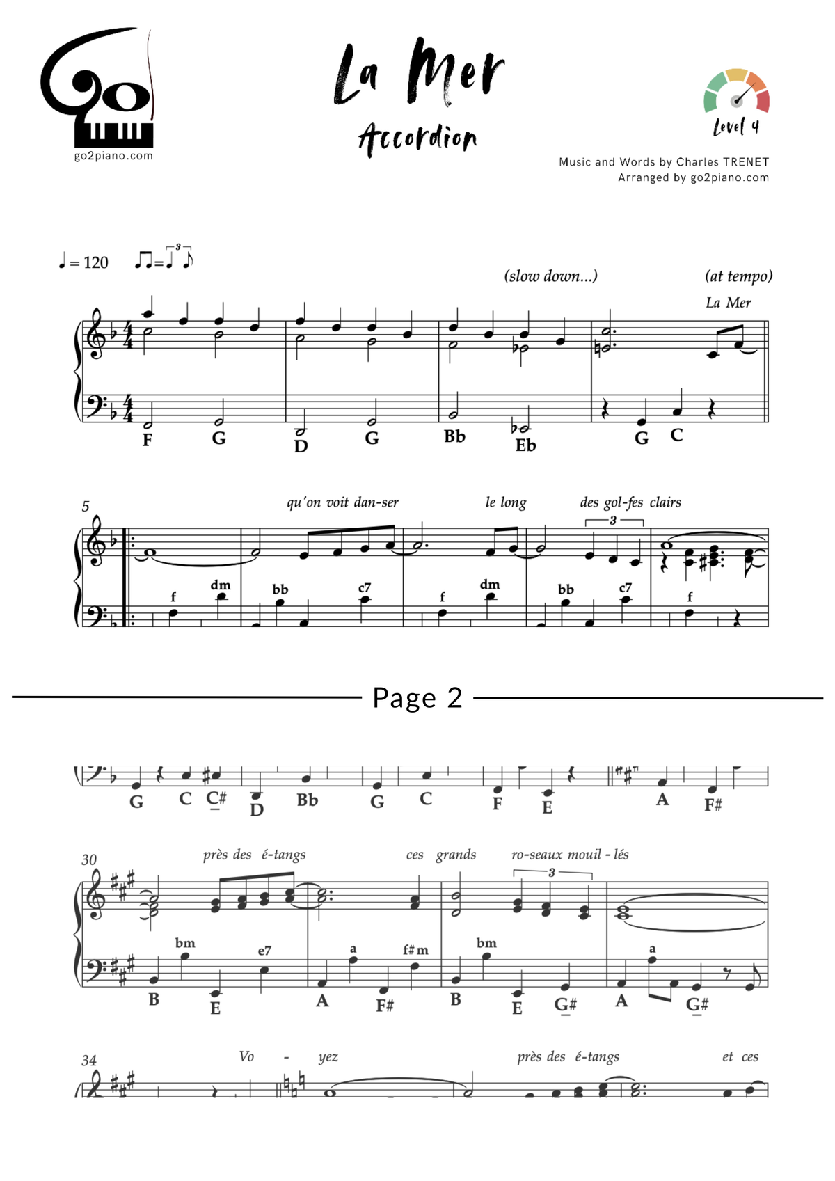 La Mer Go2Piano
