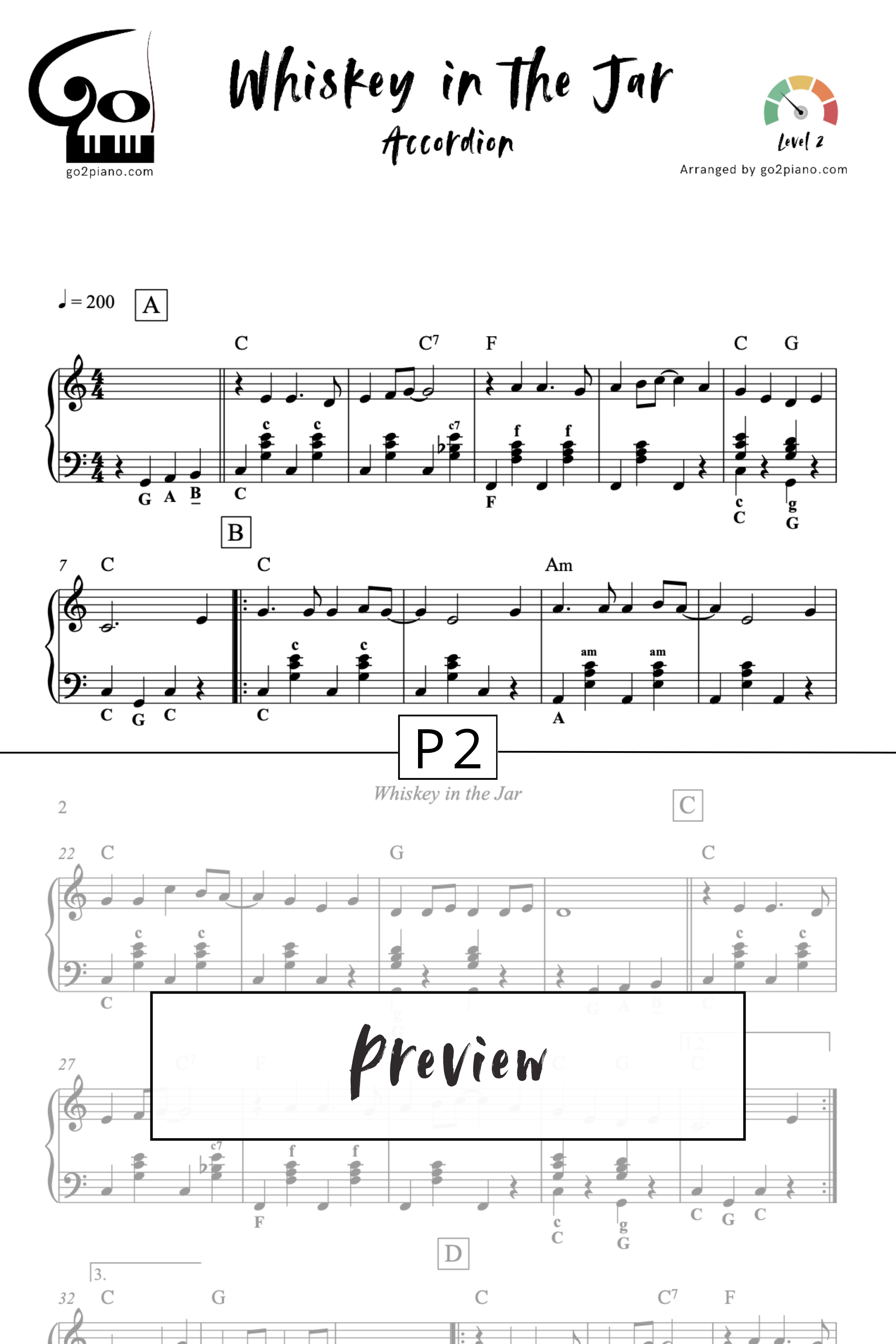 Whiskey in the Jar Go2Piano