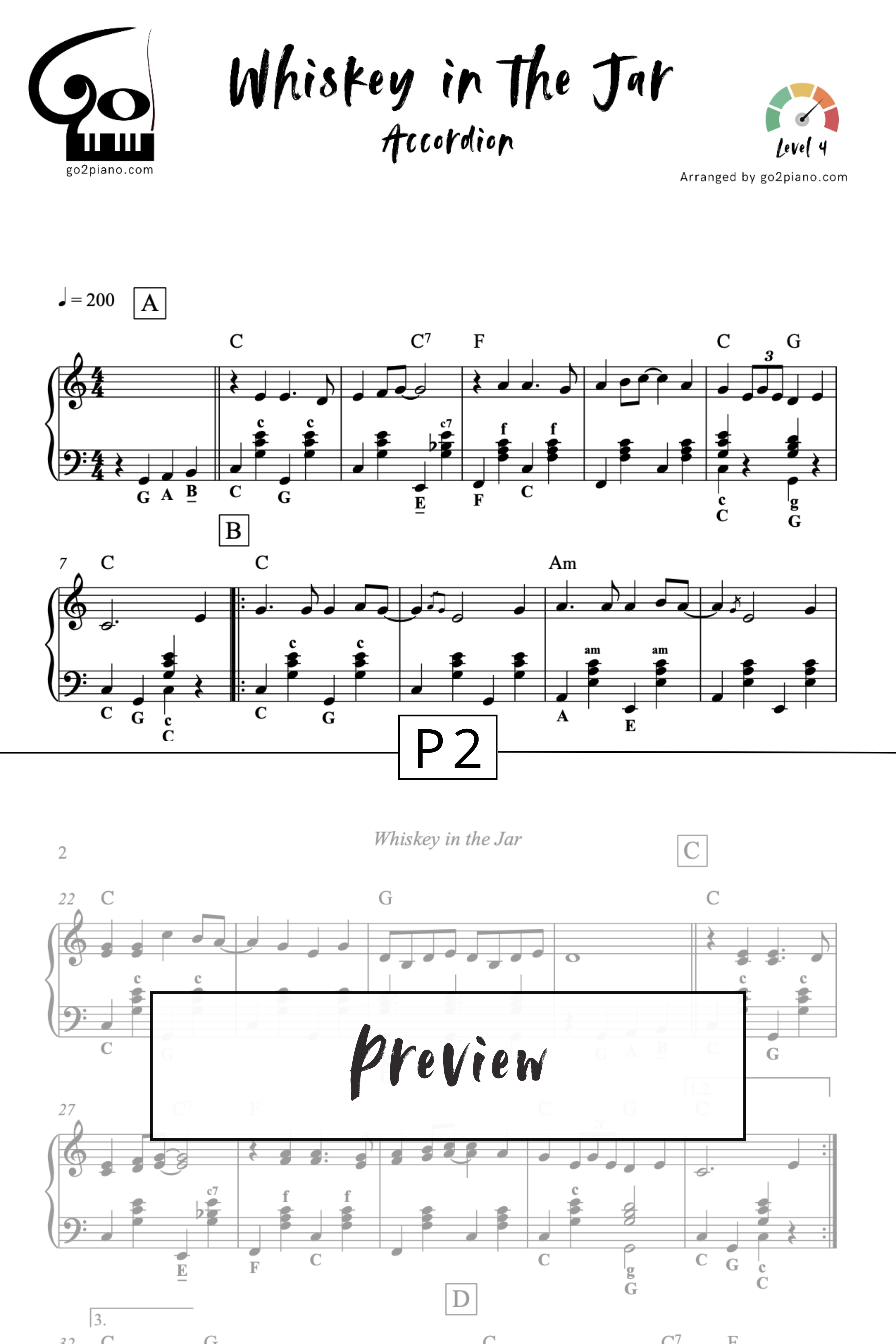 Whiskey in the Jar Go2Piano