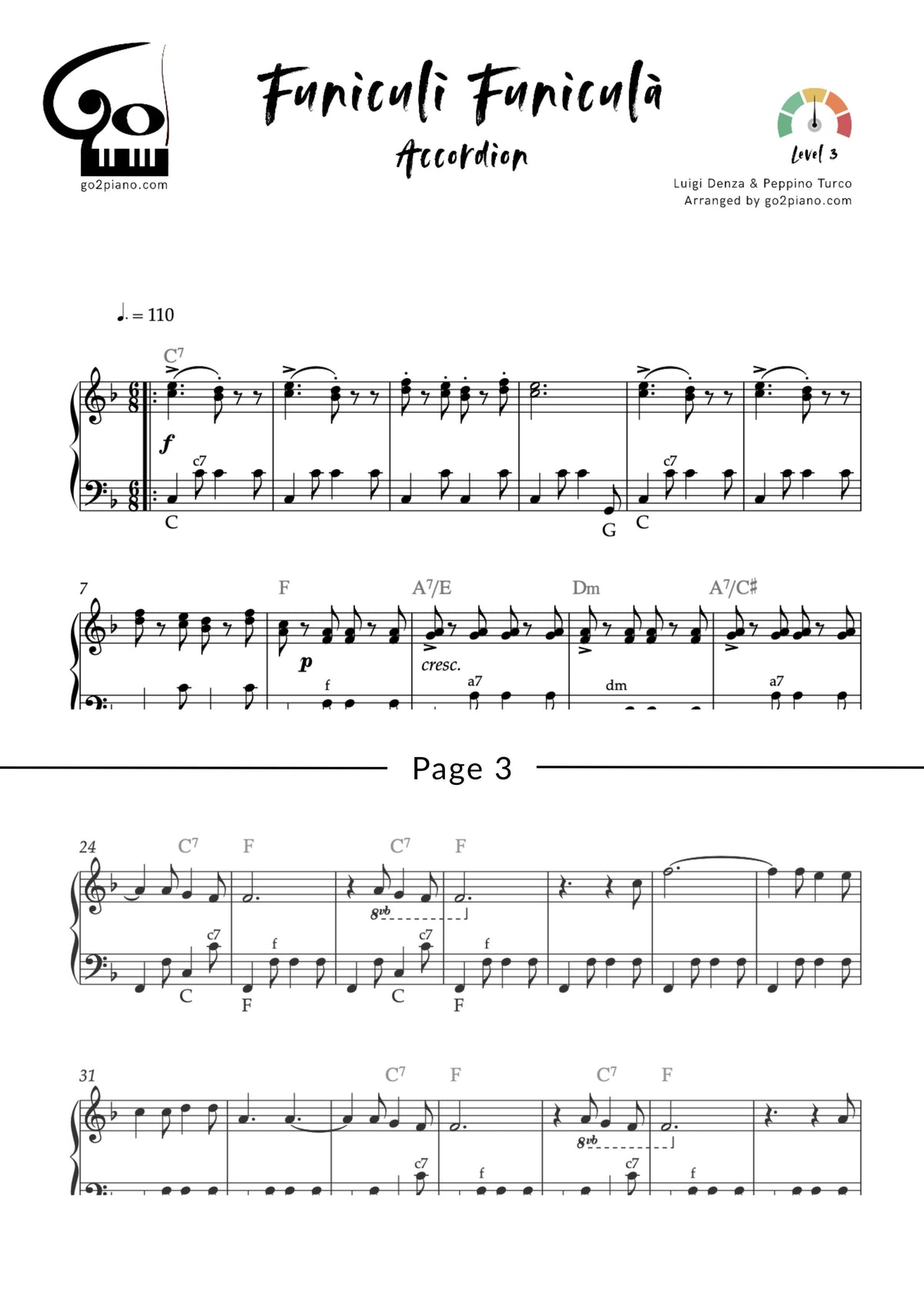 Funiculì Funiculà Go2Piano