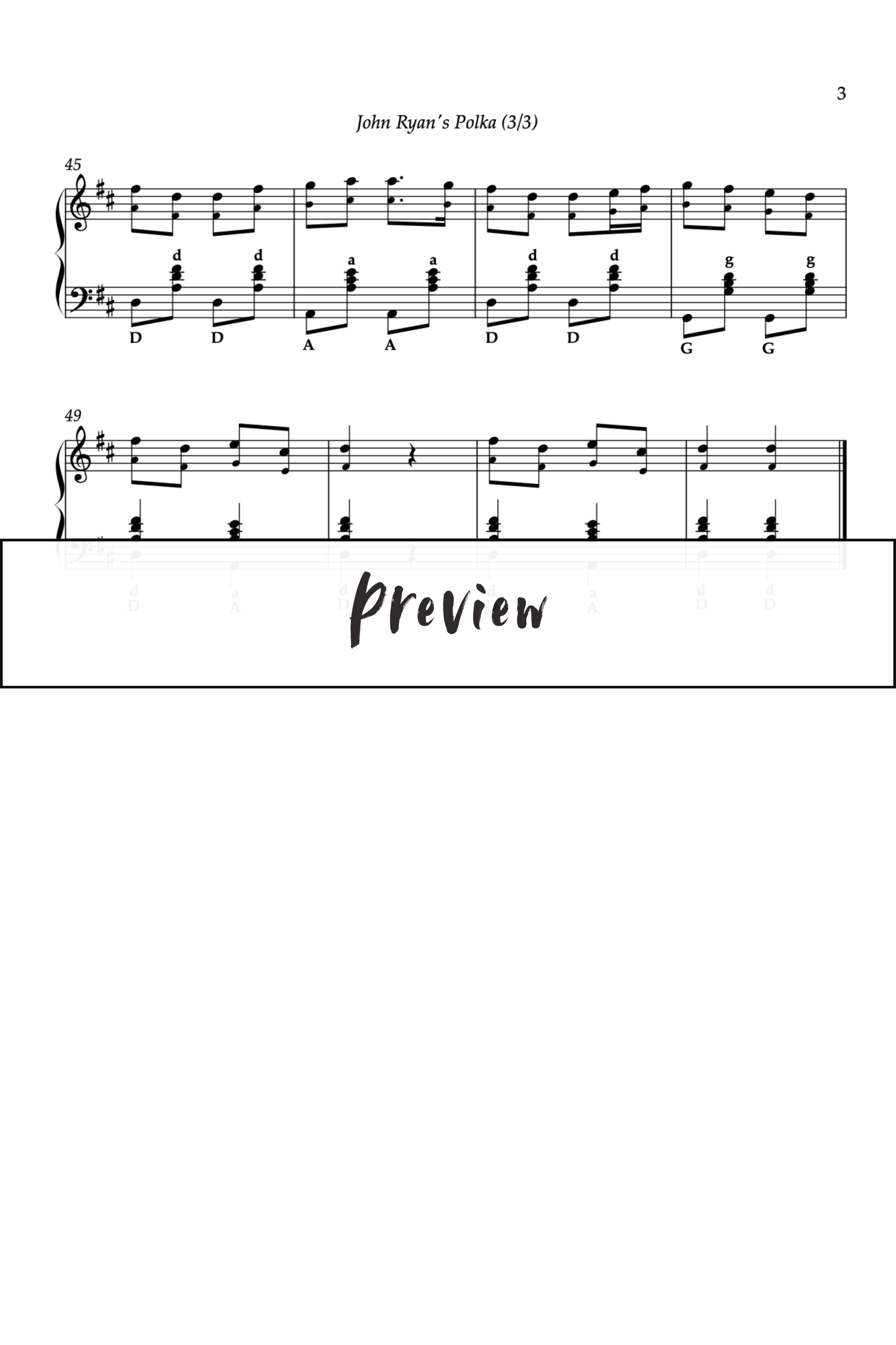 John Ryan's Polka Go2Piano