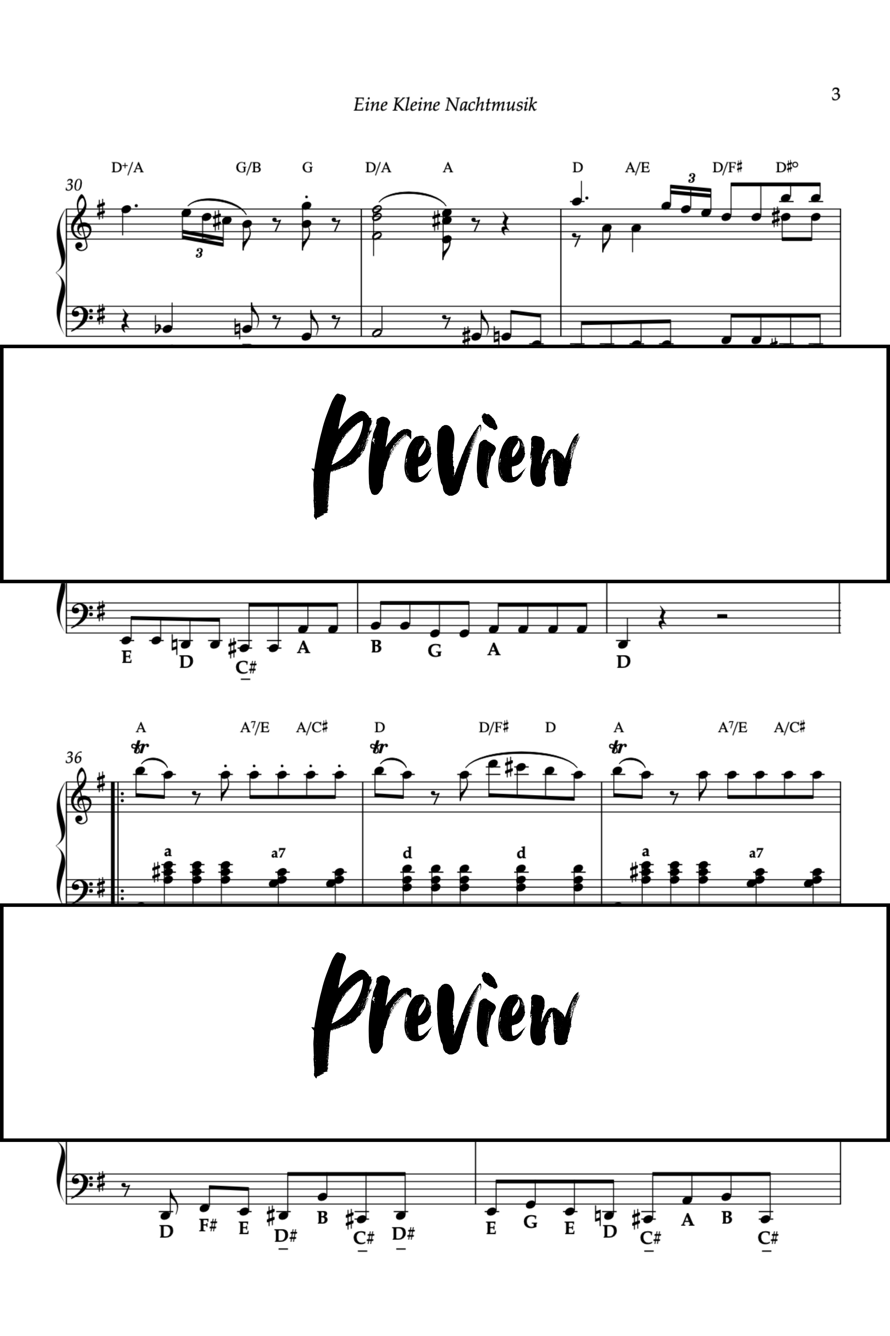 Eine Kleine Nachtmusik - Accordéon - Niveau 5 Go2Piano