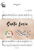 Santa Lucia - Piano - Level 2/5