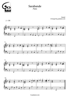 Sarabande - Piano - Nível 3/5