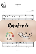 Sarabande - Piano - Level 3/5