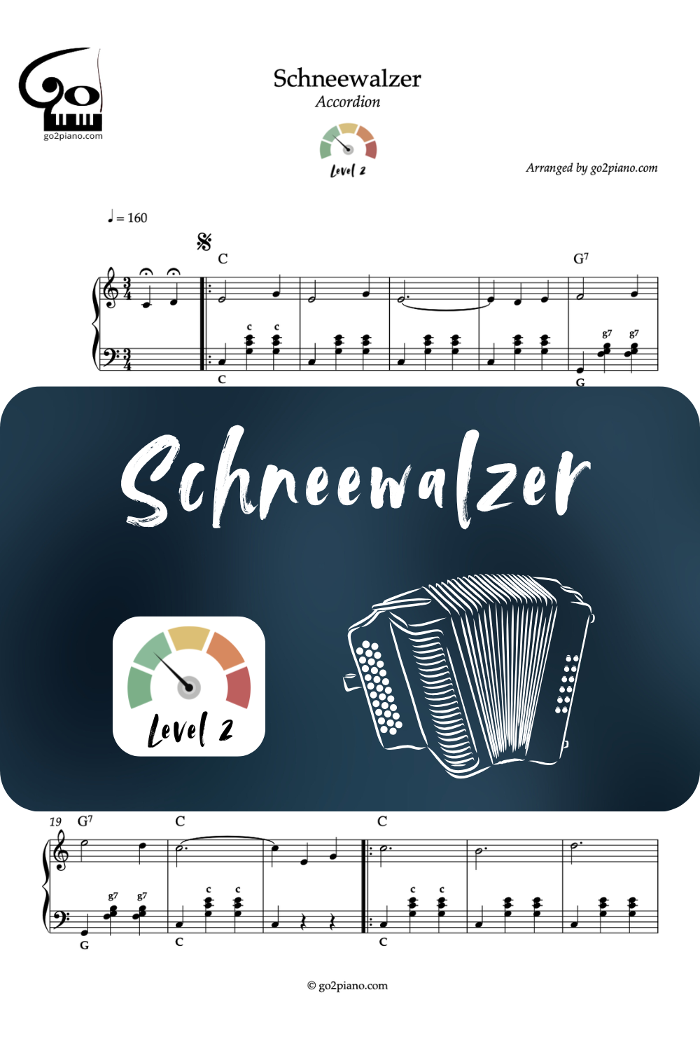 Valse des Neiges - Accordéon