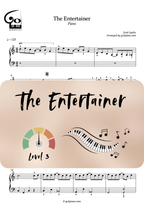 The Entertainer - Piano - Niveau 3/5